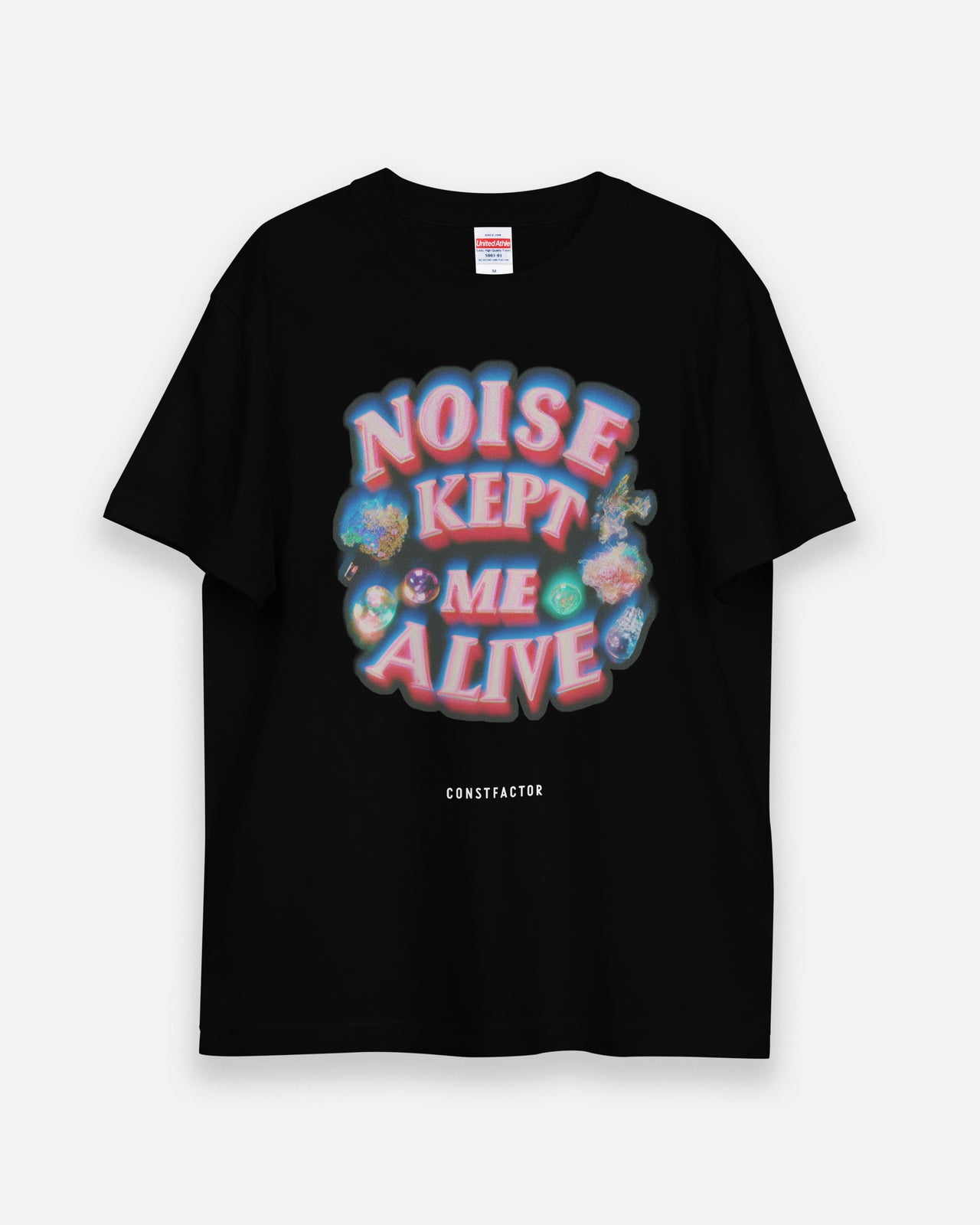 Tシャツ【 NOISE KEPT ME ALIVE 】(9025691)ブラック