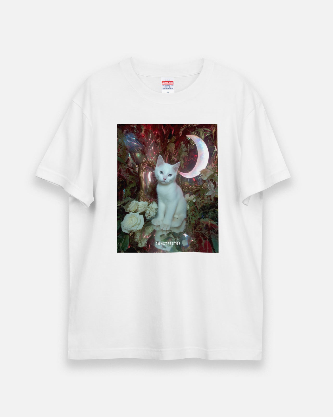 Tシャツ【 MEOWTAVERSE/MOONED AGAIN 】(6686901)ホワイト
