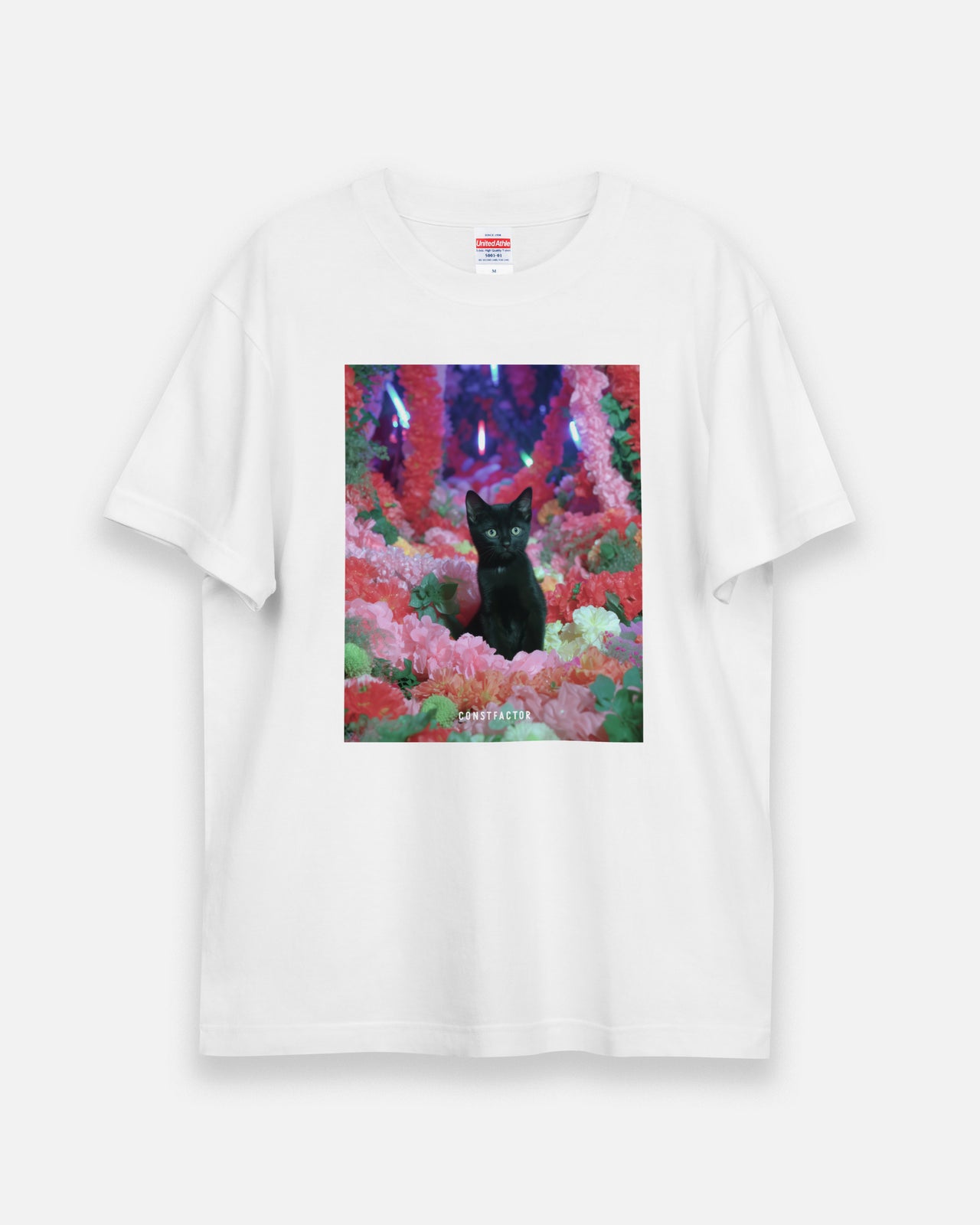 Tシャツ【 MEOWTAVERSE/FLOWER FILTERED 】(3679137)ホワイト