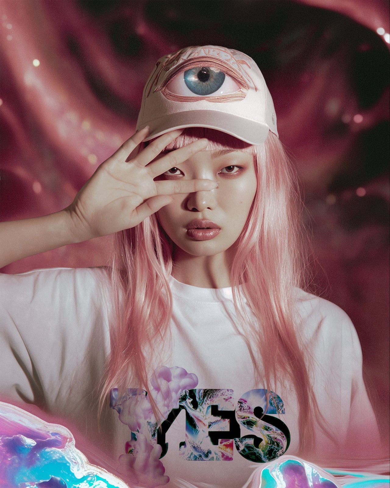 Tシャツ【 YES 】(5704964)ホワイト