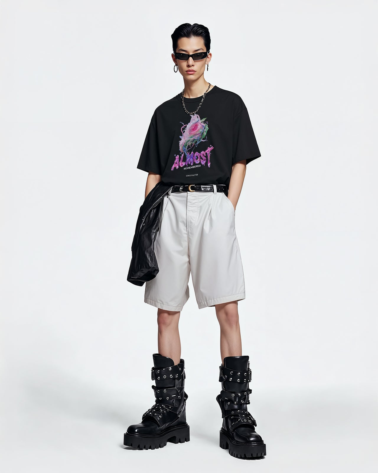 Tシャツ【 ALMOST REMEMBERED 】(8613112)ブラック