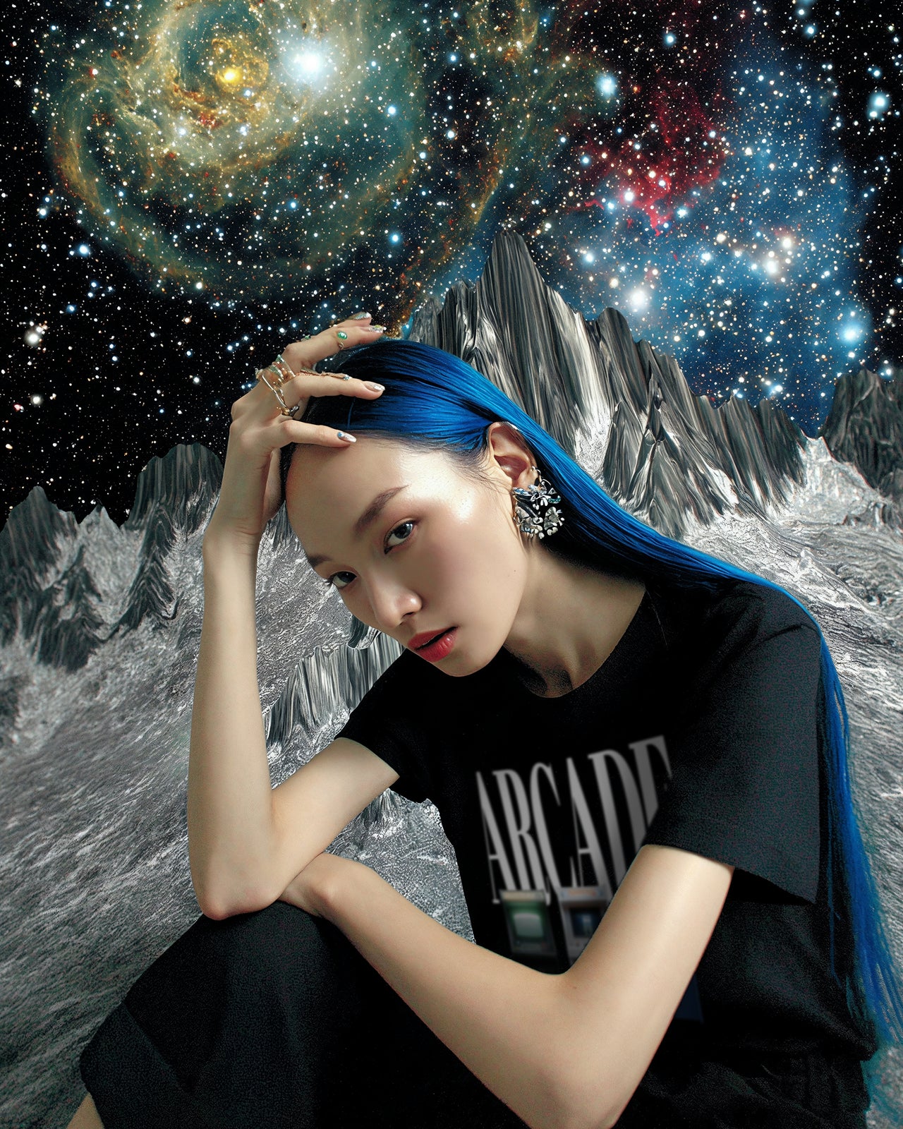 Tシャツ【 ARCADE 】(9773807)ブラック