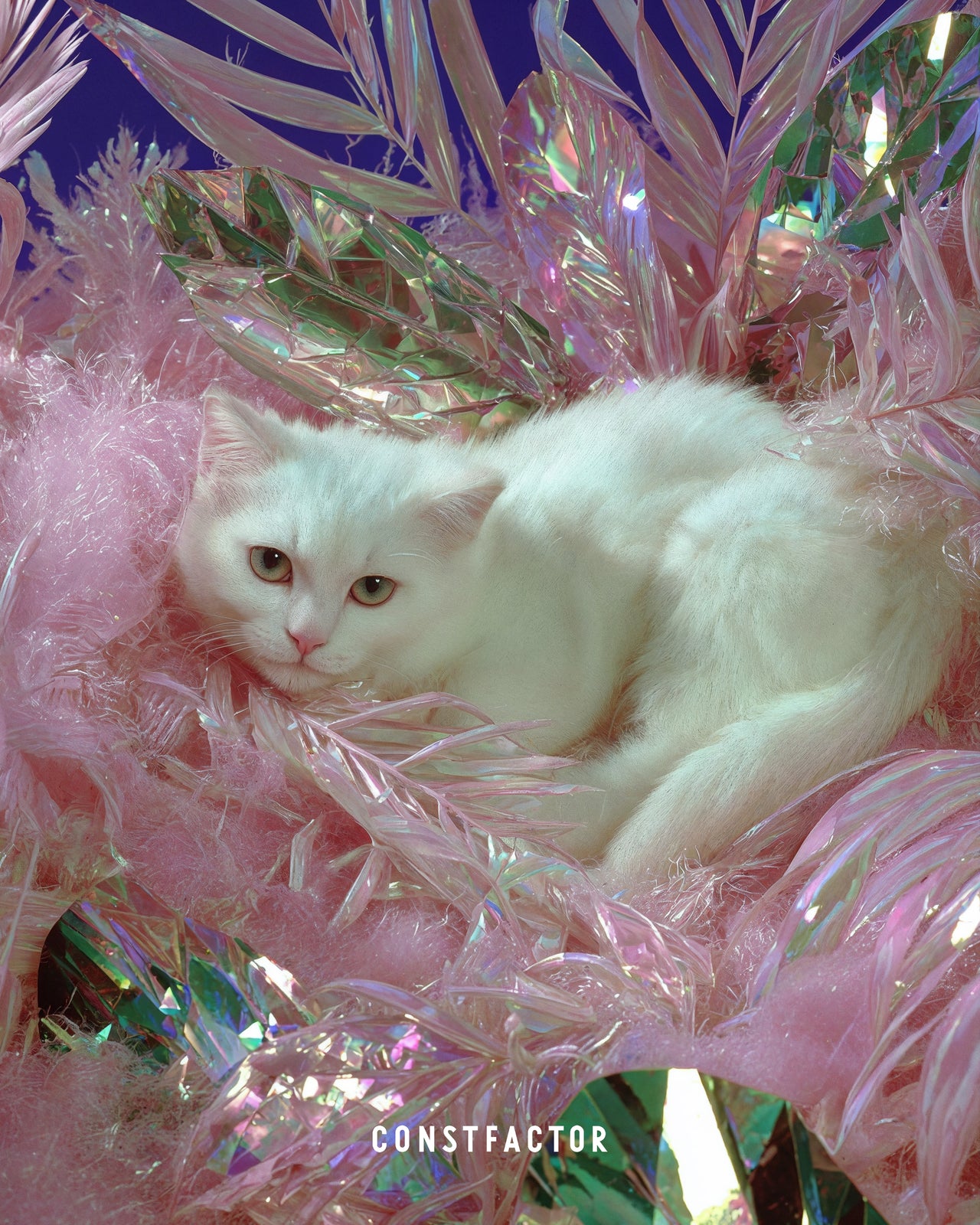 Tシャツ【 MEOWTAVERSE/LOUNGE GODDESS 】(8746641)ホワイト