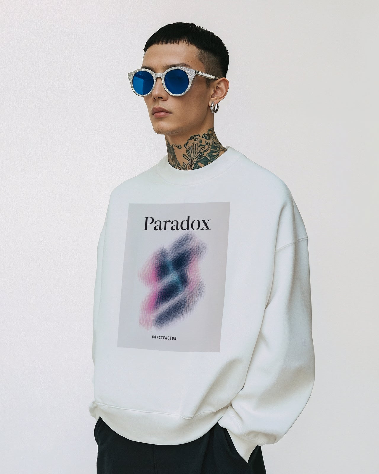 스웨트셔츠【Paradox】(3963998) 화이트