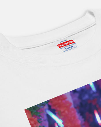 Tシャツ【 MEOWTAVERSE／FLOWER FILTERED 】（3679137）ホワイト