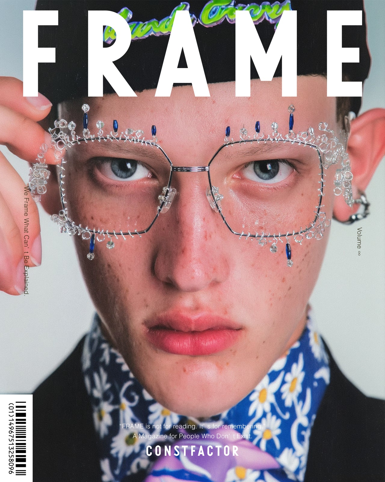 Long-sleeved T-shirt [FRAME: SPECTACLES OF NONEXISTENCE] (6431671) White