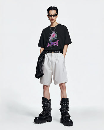Tシャツ【 ALMOST REMEMBERED 】（8613112）ブラック