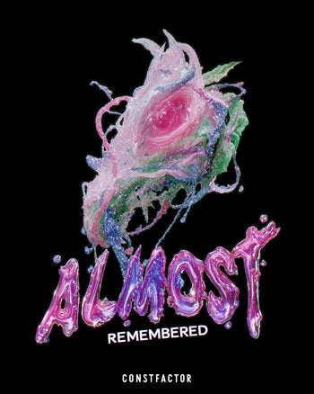 Tシャツ【 ALMOST REMEMBERED 】（8613112）ブラック