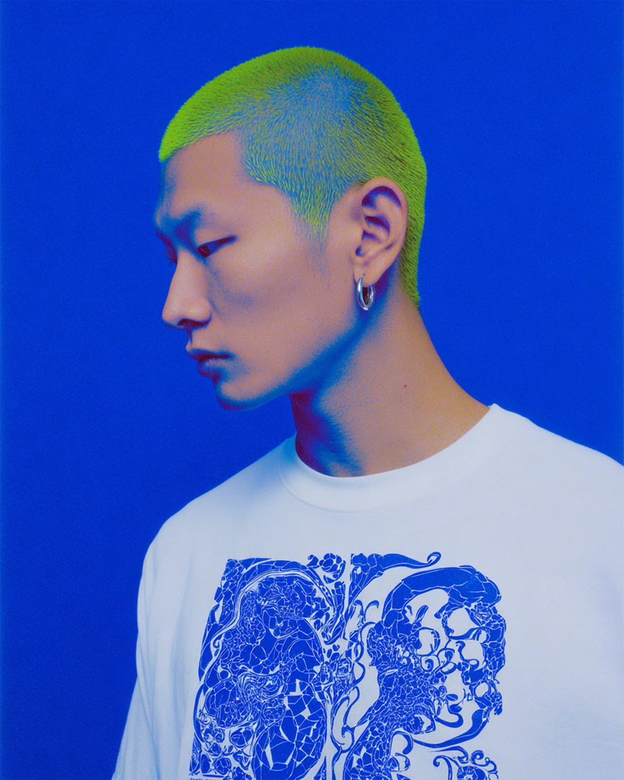 T셔츠【FRACTURED BY DESIGN】(8661574) 화이트