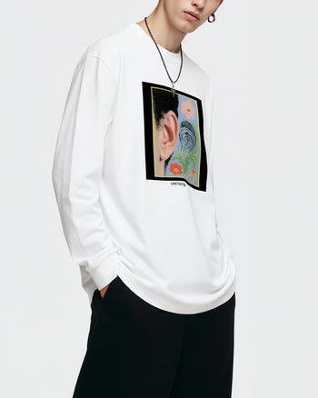 Long-sleeved T-shirt [LO-FI LISTENER] (2685130) White