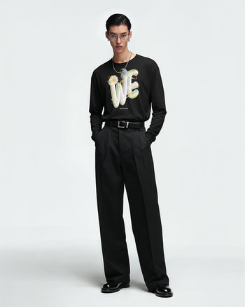 Long-sleeved T-shirt [WE, UNDEFINED] (1810398) Black
