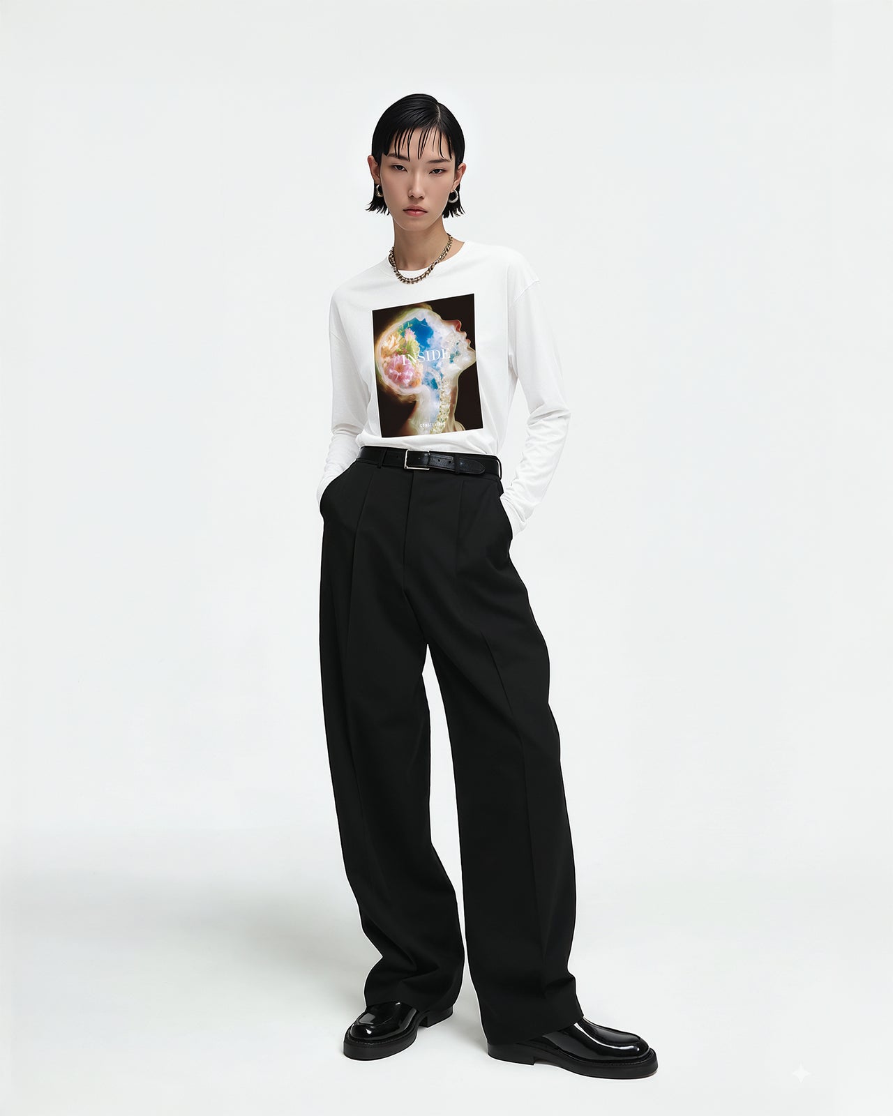 Long Sleeve T-Shirt [USE ONLY WITHIN] (5296118) White