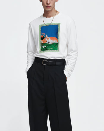 Long-sleeved T-shirt [IN CASE OF NOTHING] (3377711) White