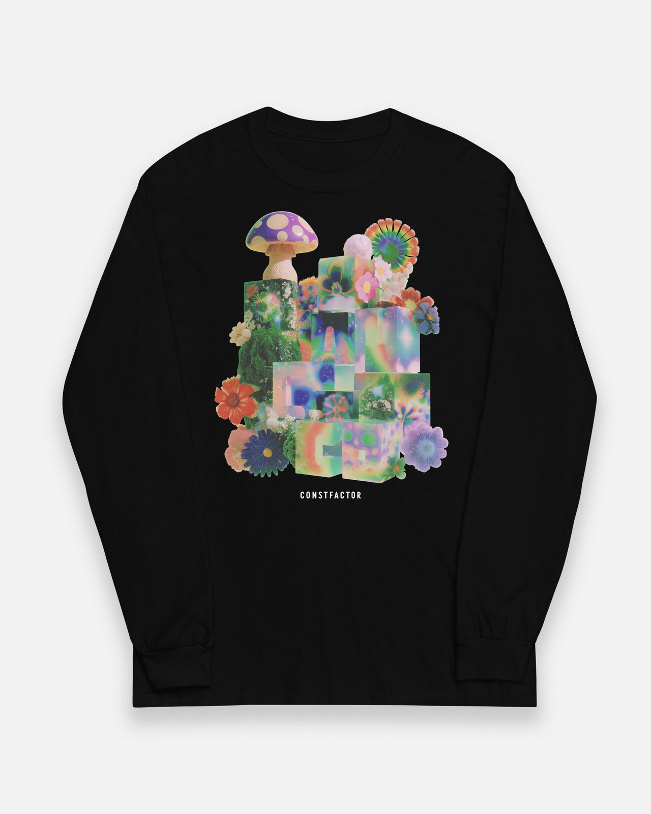 Long Sleeve T-Shirt [TOXIC CUTE] (5696451) Black