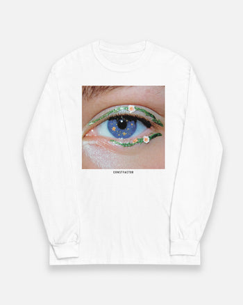 Long-sleeved T-shirt "STARGAZED LIES" (4352784) White