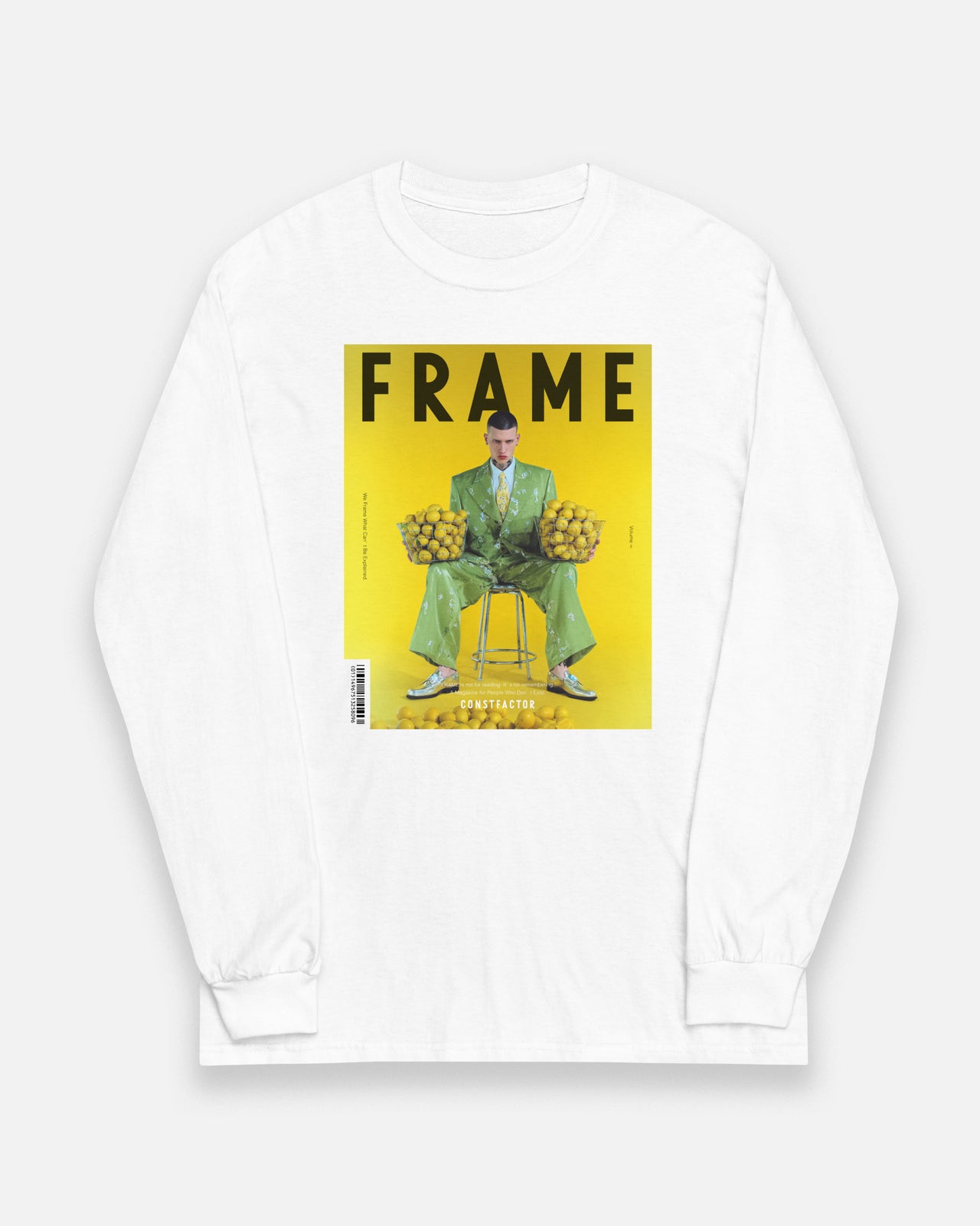 Long-sleeved T-shirt [FRAME: CITRIC NARCISSIST] (8446031) White