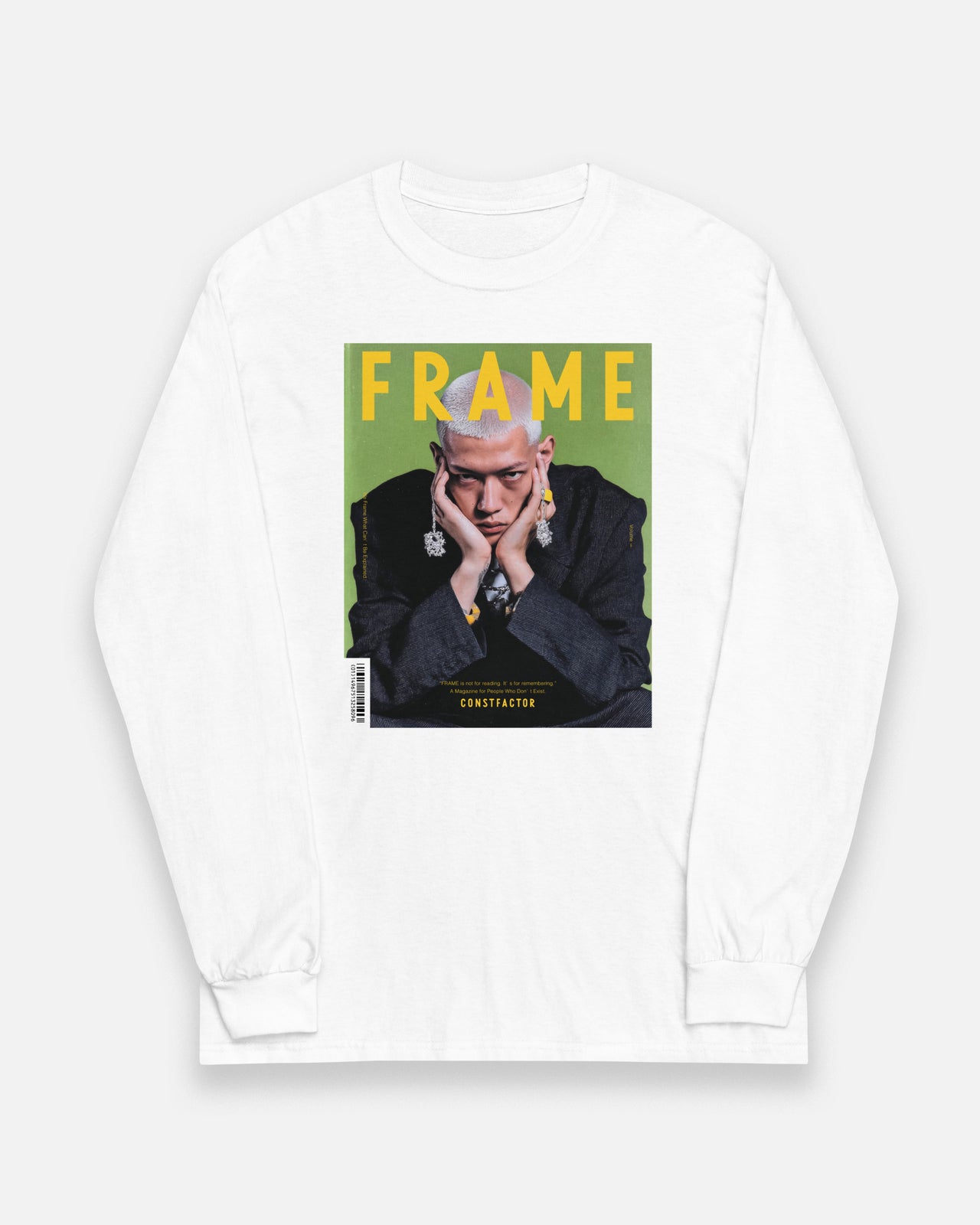 Long-sleeved T-shirt [FRAME: INFLUENCER'S APOCALYPSE] (3850744) White
