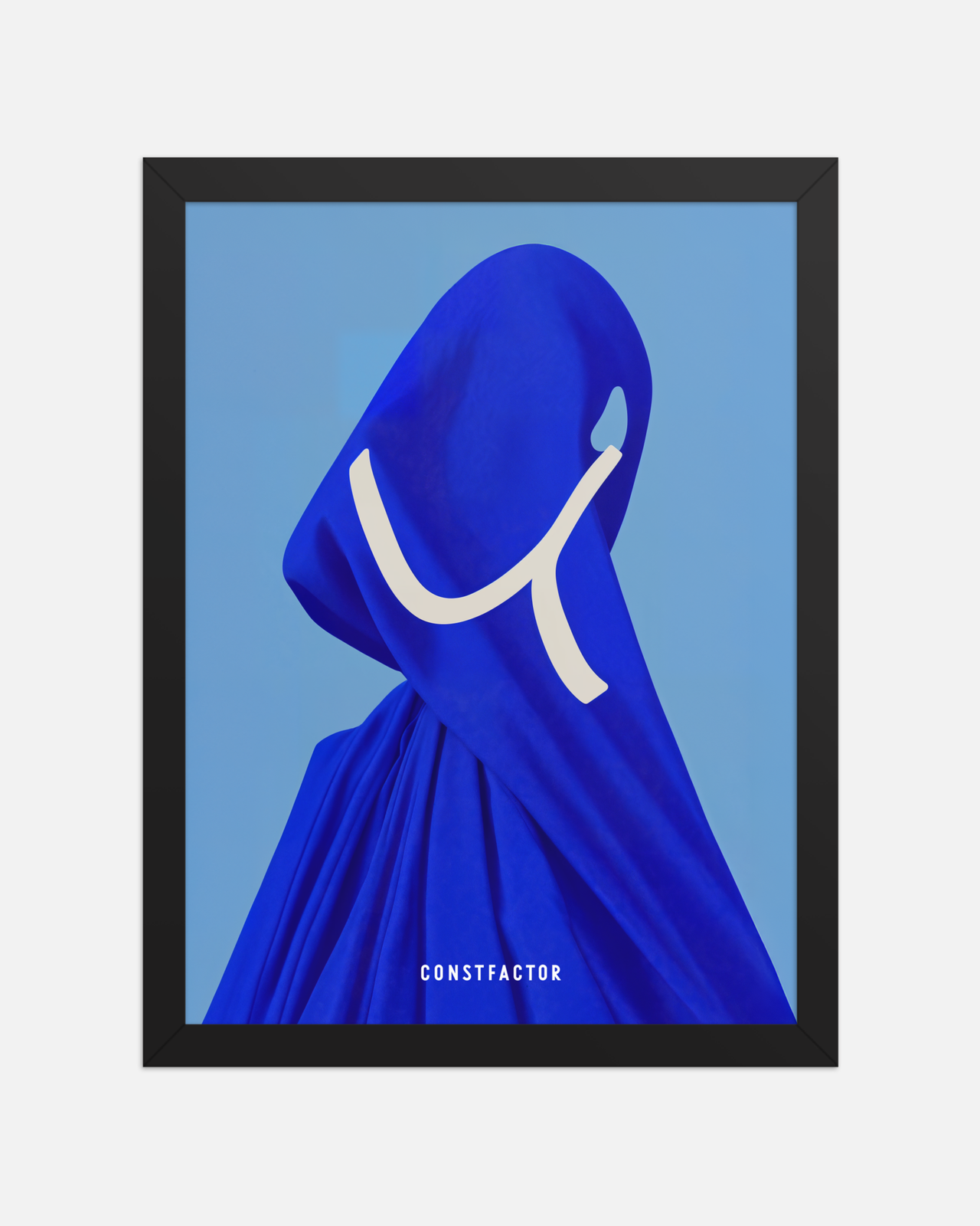 Framed Poster (7464133) Blue