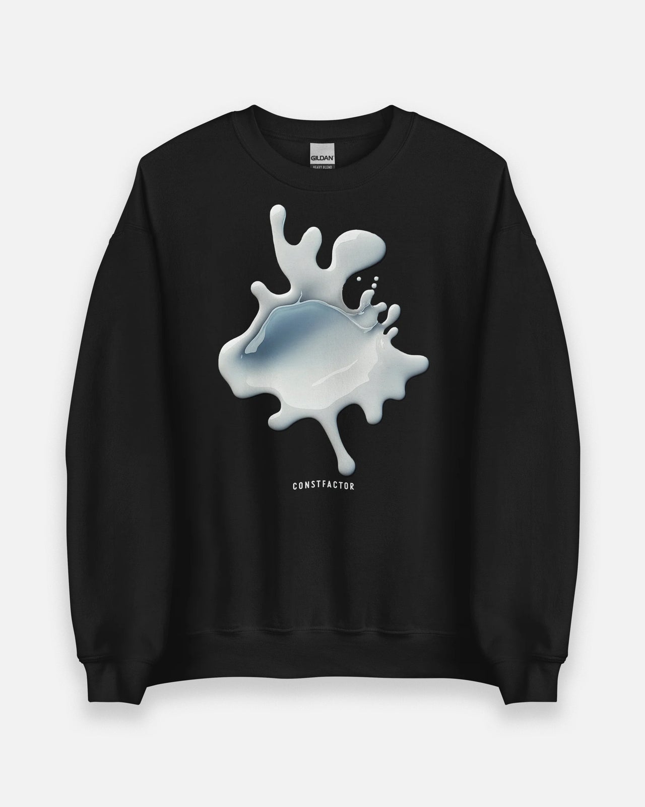 Sweatshirt [Drop of water] (8337810) Black