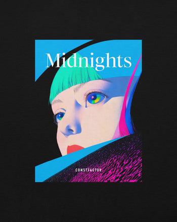 스웨트셔츠【TOKYO MANGA GIRL/Midnights】(3587027)블랙