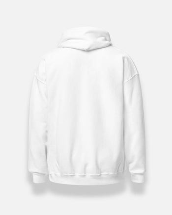 Sweatshirt hoodie [happy] (2452930) White