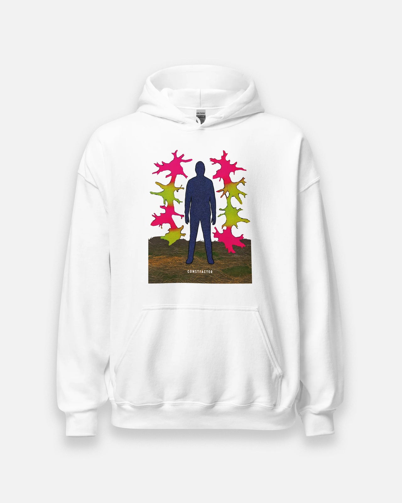 Sweatshirt hoodie [something.] (5744461) White