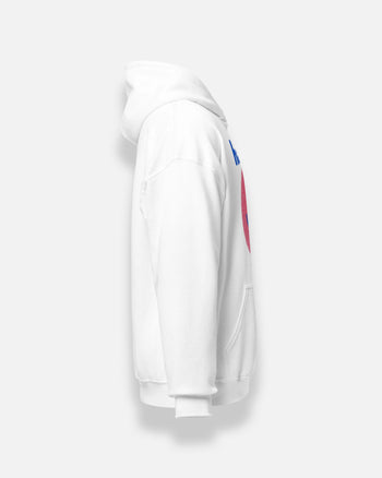 Sweatshirt hoodie [happy] (2452930) White