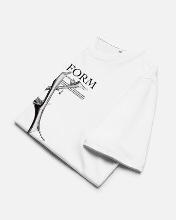 オーガニックコットンTシャツ【A：Life form Alphabet】（4977268）ホワイト