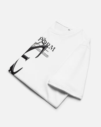 オーガニックコットンTシャツ【E：Life form Alphabet】（2668216）ホワイト