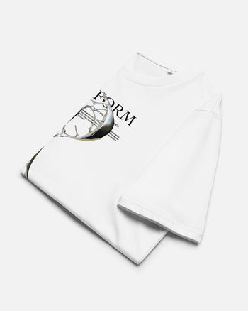 オーガニックコットンTシャツ【P：Life form Alphabet】（5684262）ホワイト