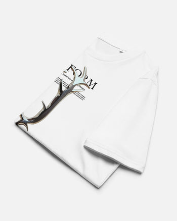 オーガニックコットンTシャツ【U：Life form Alphabet】（3208261）ホワイト