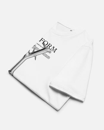 オーガニックコットンTシャツ【Y：Life form Alphabet】（9086265）ホワイト